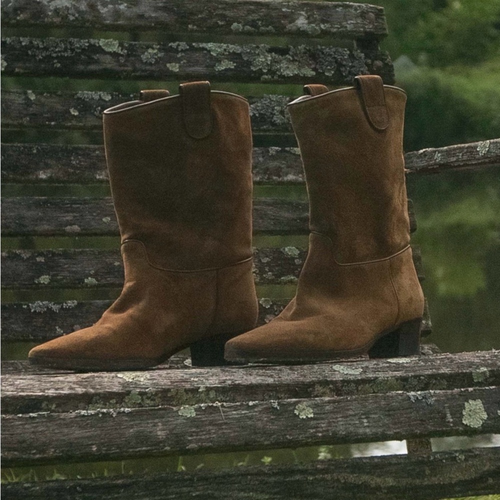 DOEN DEMI RIVIERA BOOT -- MOUTARDE SUEDE
